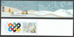 Greece 2023 Europa CEPT - "Peace - The Highest Value Of Humanity" Imperforate Set MNH - Ungebraucht