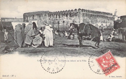 Maroc - Larache - Le Sacco En Dehors De La Ville - Animé - S. Cano - Carte Postale Ancienne - Tanger