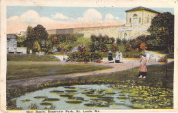 Etat Unis - New Bassin  - Réservoir Park - Garnd And Lafayette Avenues - Colorisé - Carte Postale Ancienne - Autres & Non Classés