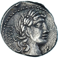 Monnaie, Vibia, Denier, 90 BC, Rome, TTB+, Argent, Crawford:342/5b - République (-280 à -27)