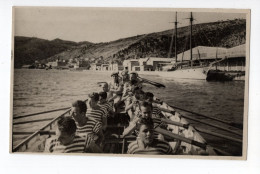 1940. KINGDOM OF YUGOSLAVIA,ROYAL NAVY ROWING BOAT,ORIGINAL PHOTOGRAPH - Schiffe