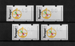 PORTUGAL ATM MACHINE STAMPS - ETIQUETAS - 1998 INT. STAMP EXP. SET MNH (BA5#432) - Franking Machines (EMA)