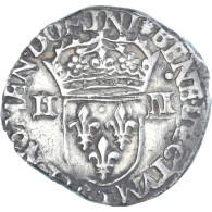 Monnaie, France, Charles X, 1/4 Ecu, 1592, Nantes, TTB, Argent, Gadoury:521 - 1589-1610 Henry IV The Great