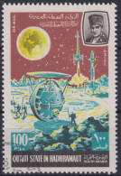 1967 Hadhramaut, Qu'aiti: PA, Mi:AD-QSH 120A, Yt:AD-QSH PA5A,Programme Und Projekte Der Mondraumforschung, Raumfahrt - Yémen