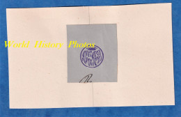 Delcampe - Monogramme Ancien Fin XIXe - Personnalité à Identifier - " ANET POY " ? - Chateau ? Famille Royale ? Couronne - Exlibris