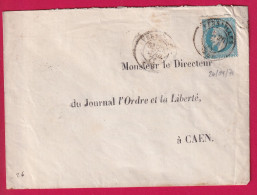 N°29 CAD VERSAILLES 26 AVRIL 1871 SORTIE PAR PASSEUR PENDANT LA COMMUNE DE PARIS LETTRE - Krieg 1870
