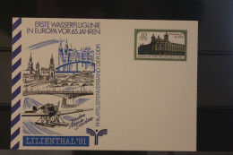 DDR 1991 Ganzsache Lilienthal '91, Ungebraucht, Mit DDR-Wertstempel; Selten - Privatpostkarten - Ungebraucht