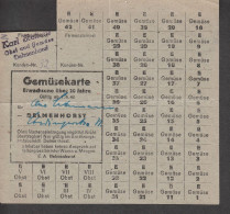 Delcampe - West Deutschland  E. A. Delmenhorst   1948 Teil Einer Gemüsekare - Décrets & Lois