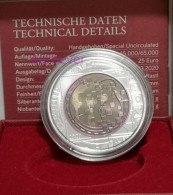 25 Euro Gedenkmünze 2020 Österreich / Austria - Der Gläserne Mensch - Silber / Niob - Oesterreich
