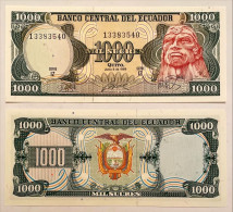 Ecuador 1.000 1000 Sucres 1988 UNC - Ecuador