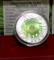 25 Euro Gedenkmünze 2008 Österreich / Austria - Faszination Licht - Silber / Niob - Oesterreich