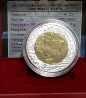 25 Euro Gedenkmünze 2006 Österreich / Austria - Europäische Satellitennavigation - Silber / Niob - Austria