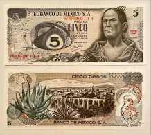 Mexico 5 Pesos 1972 UNC - Mexico