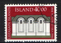 ISLANDA - 1984 - CENTENARIO DEL MUSEO D'ARTE D'ISLANDA - USATO - Gebraucht