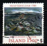 ISLANDA - 1983 - BICENTENARIO DELL'ERUZIONE VULCANICA "SKAFTARELDAR" - USATO - Gebraucht