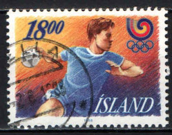 ISLANDA - 1988 - OLIMPIADI DI SEUL - PALLAMANO - USATO - Gebraucht
