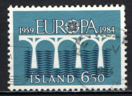 ISLANDA - 1984 - EUROPA UNITA - 25° ANNIVERSARIO DELLA CEPT - USATO - Gebraucht