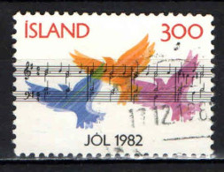 ISLANDA - 1982 - NATALE - COLOMBE - USATO - Gebraucht