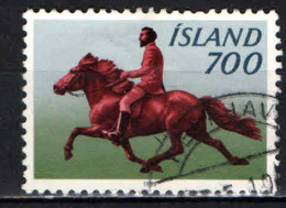 ISLANDA - 1982 - IL CAVALLO ISLANDESE E L'EQUITAZIONE - USATO - Gebraucht