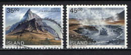 ISLANDA - 1989 - MONTE SKEGGI E TERRENO GEOTERMICO - USATI - Used Stamps