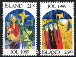 ISLANDA - 1989 - NATALE - MARIA E GESU' - I RE MAGI - USATI - Used Stamps