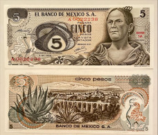 Mexico 5 Pesos 1969 UNC - Mexico