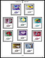 ISRAEL 1968 Aviantion Planes  FULL TABS DELUXE QUALITY MNH ** Postfris** PERFECT GUARENTEED - Nuevos (con Tab)