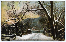 LAKE DISTRICT : WINDERMERE - FERRY NAB IN THE SNOW / WOLVERHAMPTON, DUNSTALL ROAD (WILKS) - Windermere