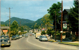 Tennessee Gatlinburg Main Street Scene 1965 - Smokey Mountains