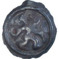 Monnaie, Rèmes, Potin Au Guerrier Courant, 90-50 BC, Rare, TB+, Potin - Celtic