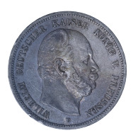 Allemagne-Royaume De Prusse Wilhelm 5 Mark 1876 Hanovre - 2, 3 & 5 Mark Plata