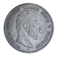 Allemagne-Royaume De Prusse Wilhelm 5 Mark 1876 Francfort-sur-le-Main - 2, 3 & 5 Mark Argent