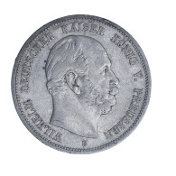 Allemagne-Royaume De Prusse Wilhelm 5 Mark 1876 Hanovre - 2, 3 & 5 Mark Plata