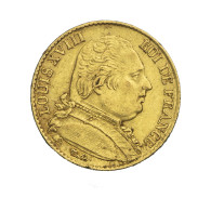 Louis XVIII-20 Francs 1815 Perpignan - 20 Francs (goud)