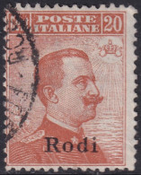 Italy Aegean Rhodes 1916 Sc 6 Rodi Sa 12 Used - Aegean (Rodi)