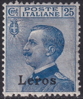 Italy Aegean Lero 1912 Sc 6 Egeo Sa 5 MH* Some Gum Crazing - Egeo (Lero)