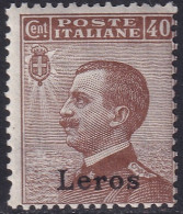 Italy Aegean Lero 1912 Sc 7 Egeo Sa 6 MNH** Some Gum Crazing - Ägäis (Lero)