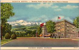 Colorado Colorado Springs The Acacia Hotel Curteich - Colorado Springs