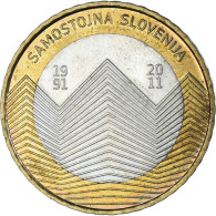 Slovénie, 3 Euro, 2011, Indépendance, SUP, Bimétallique, KM:101 - Slovenia