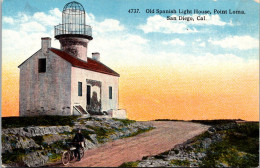 California San Diego Point Loma Old Spanish Lighthouse Curteich - San Diego