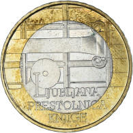 Slovénie, 3 Euro, 2010, Ljubljana Capitale Du Livre, SUP, Bimétallique, KM:95 - Eslovenia