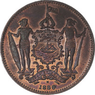 Monnaie, Bornéo Du Nord, Cent, 1886, Heaton, Birmingham, TTB, Bronze, KM:2 - Indonésie