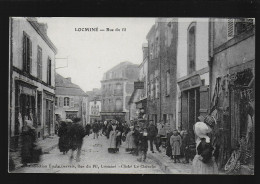 56 Locminé Rue Du Fil édit. Gervais Très Animée Bourrelier , Boulangerie  - Locmine