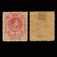 Alfonso XIII.1909-22.40c.MH Edifil 276 Nº 000,000. - Nuevos