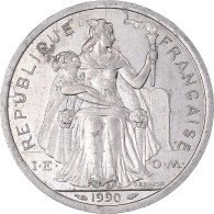 Monnaie, Nouvelle-Calédonie, 2 Francs, 1990, Paris, TTB, Aluminium, KM:14 - Nieuw-Caledonië