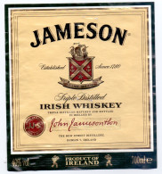 Etiket Etiquette - Irish Whiskey - Jameson - Whisky