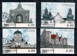 Ref 1614 - 2011 Denmark Manor Houses - Fine Used- SG 1631/4 Cat £14 - Used Stamps