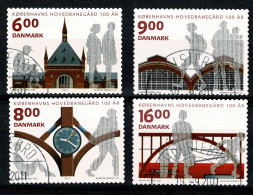 Ref 1614 - 2011 Denmark Cop. Central Station - Fine Used- SG 1663/6 Cat £19 - Used Stamps