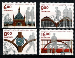 Ref 1614 - 2011 Denmark Cop. Central Station - Fine Used- SG 1663/6 Cat £19 - Usado