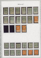 Armoiries / Pellens / Albert I / Houyoux - Page De Collection + Préo "Brecht" (1905 > 1930) / Cote 80e + - Roulettes 1930-..